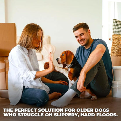 Mag's Paw Grips - Toe Grips for Senior Dogs - Anti-Slip Traction on Hardwood Floors - Nail Wraps for Dogs Under 100lbs