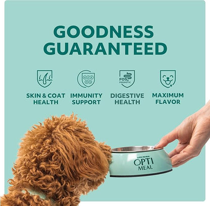 OPtimeal Dry Dog Food for Medium Dogs - Proudly Ukrainian - Dog Food Dry Recipe with High-Protein to Support Healthy Digestion for Medium Breeds (8.8 lbs, Turkey & Rice)