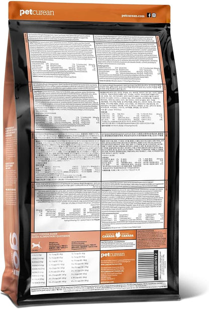 Go! Solutions Weight Management + Joint Care, Grain-Free Dry Dog Food, Salmon Adult and Senior Recipe, 22 lb Bag