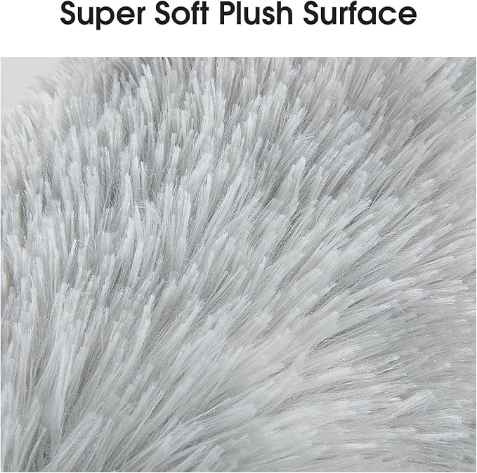 HOMBYS 25" Length Dog Pillows for Large and Medium Dogs, Soft Faux Fur Claming Dog Nek Pillow for Improving Anxiety Reduce, Machine Washable Pet Pillow for Cats, Plush Pet Toy(Tie-Dye, 25"x8"x4")