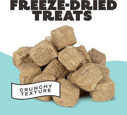 Primal Freeze Dried Dog Treats; Chicken & Peanut Butter Dog Treats with Goat Milk for Dogs, You're My Butter Half, Grain Free Training Treats for Dogs with Probiotics, 2 oz