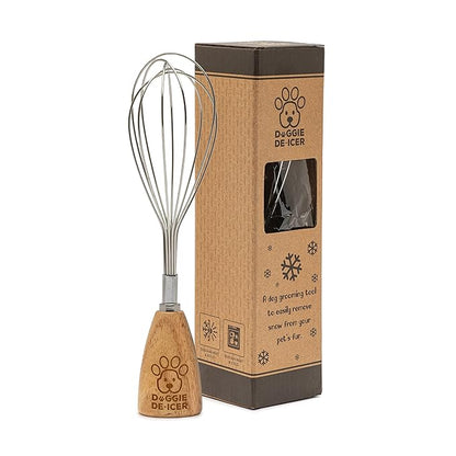 8" Doggie De-Icer. Dog grooming brush used to easily remove snow from fur.