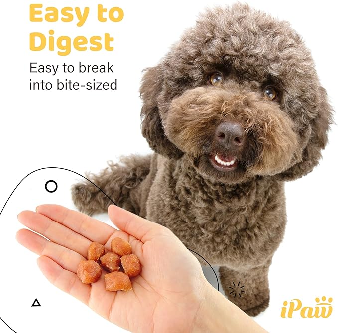 Dog Treats for Puppy Training, All Natural Human Grade Dog Treat, Hypoallergenic, Easy to Digest (Chicken Tots), 2 Packs