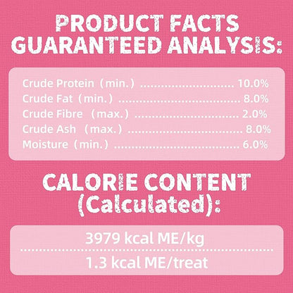 Just Try 13.4 OZ Urinary Tract Cat Treats for Indoor Cats Health Supplement Cranberry & D-Mannose for Kidney Bladder UT Support Salmon Flavor Crunchy Chews Cat Loves