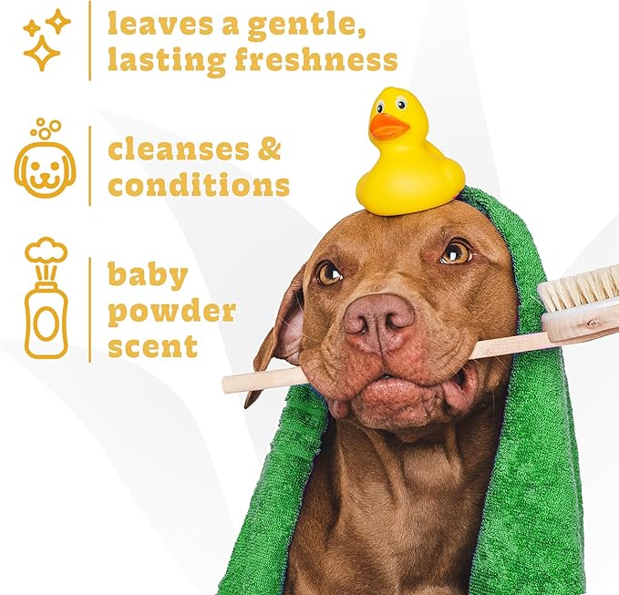 Espree Gentle Fresh Puppy Shampoo & Conditioner, Tearless Formula with Aloe Vera, Sulfate-Free, Paraben-Free, Harsh Chemical and Dye-Free, Safe for Dogs with Sensitive Skin, 20oz