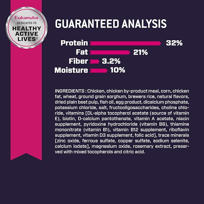 EUKANUBA Puppy Small Breed Dry Dog Food, 40 lb