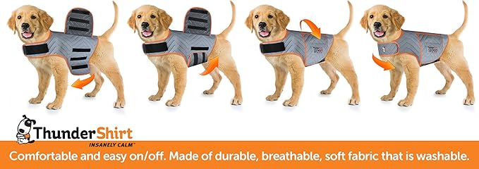 ThunderShirt for Dogs, Large, Platinum Sport - Dog Anxiety Relief Calming Vest