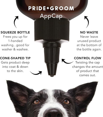 Pride and Groom The Sensitive One Box Set – Dog Shampoo & Conditioner with All Natural Blend of Essential Oils & Ingredients to Soothe, Nourish & Untangle for Long Lasting Shine & Manageability – 32oz