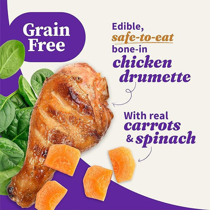 Halo Elevate Wet Dog Food, Grain Free, Homestyle Bone-in Chicken Stew with Carrots & Spinach, 12.7oz (Pack of 6)