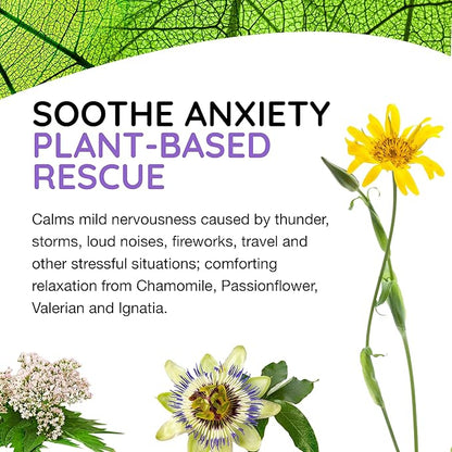 T-Relief Pet Calming Drops Natural Comfort Remedy & Nervousness Relief with Chamomile + 9 Homeopathic Stress Relieving Active Ingredients - Relaxing Herbal Blend for Dog & Cat - 1.69 oz