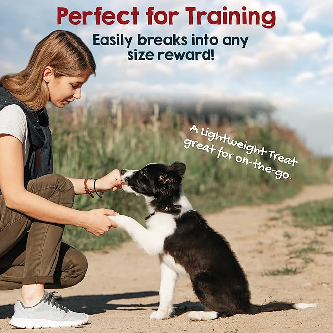 Riley's Beef Lung Dog Treats Made in USA - USA Sourced Single Ingredient Dog Treat - Nutritious Chews for All Dog Sizes - Rawhide Alternative Dog Chews - No Raw Hide Chews - 8 oz