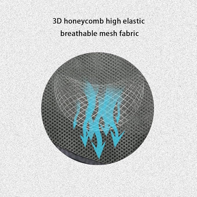 PEIFKO Pet Dog Sling Carrier Breathable Mesh Travel Safe Sling Bag Carrier for Dogs Cats (Azure, Small)