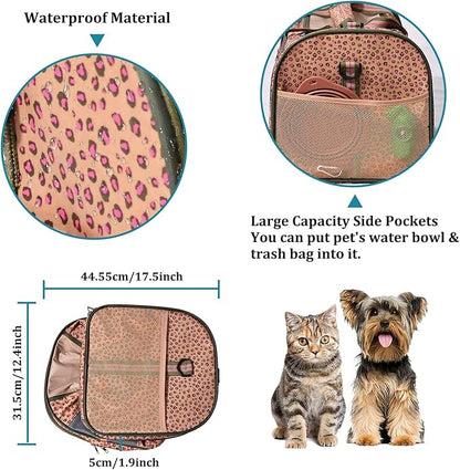 Soft-Sided Kennel Pet Carrier for Small Dogs, Cats, Puppy, Airline Approved Cat Carriers Dog Carrier Collapsible, Travel Handbag & Car Seat