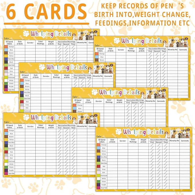 57 Pcs Puppy Kitten Whelping Supplies Whelping Kit for Puppies Birth Dog Kitten Bottle Feeding Kit for New Born Puppy Supplies Include Feeding Tube Etc(24" in Diameter)