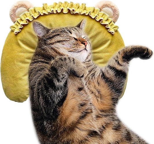 Pet Pillow for Dogs, Dog Calming Pillow, Cat Pillow, Soft Dog Neck Pillow, U-Shaped Pillow for Cat and Dog, Machine Washable Pet, Improve Pet Sleeping