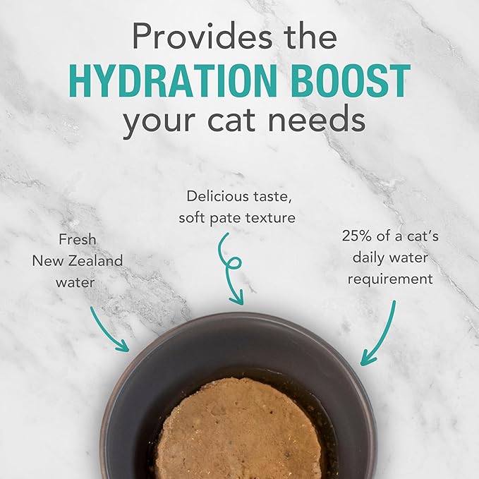 Feline Natural Wet Cat Food Pate, Beef & Hoki Feast, 6 Oz Cans (Pack of 12), Grain Free, Made in New Zealand with Grass-Fed and Finished Beef and Sustainably Caught Hoki Fish