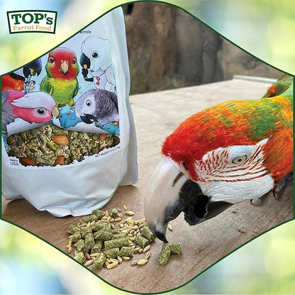 TOP's Parrot Food Marlene Mc'Cohen's USDA Certified Organic Signature Blend Bird Seed and Pellet Mix for Large Birds 2.