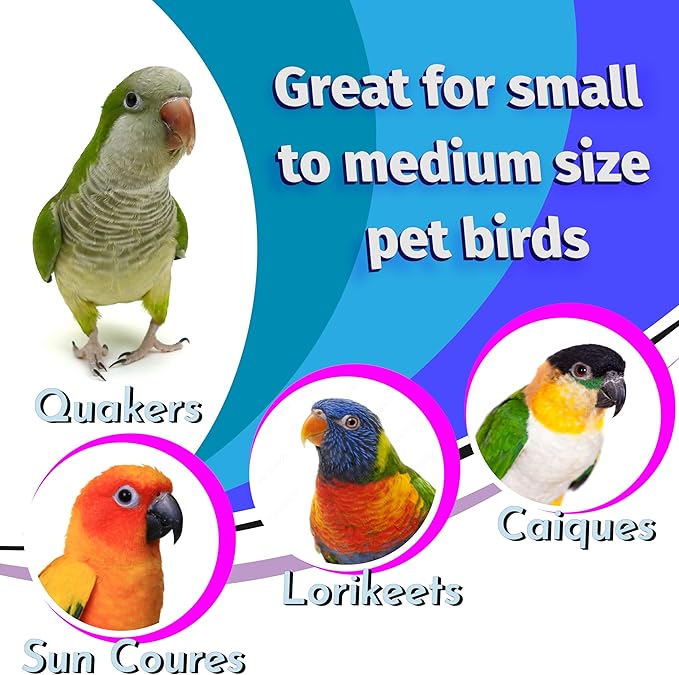 1116 Natural Sola Stick Stack - Handcrafted Hanging Bird cage Toy, Natural sola Wood Sticks, Natural Wooden Sticks, Parts can Turn Around Center, Chewing Fun for Small and Medium Size pet Birds