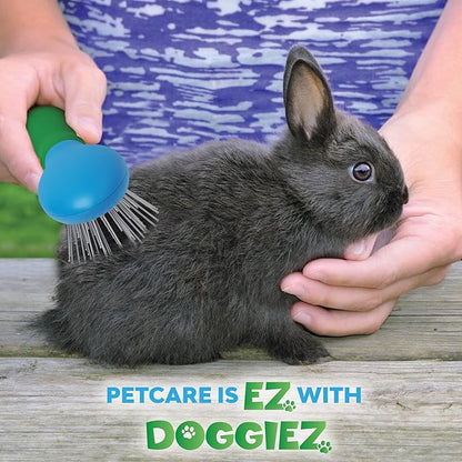 Small Dog Pin Brush for Dogs with Medium to Long Hair, Curly, Fine, Delicate and Fragile Coats - Pet Dog Brush and Puppy Brush for Poodle, Labradoodle, Yorkshire Terrier and Smaller Long Haired Breeds