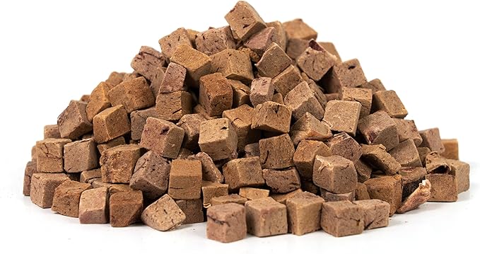 Freeze Dried Dog Treats, Beef Liver - All Natural - Healthy, Grain Free, Single Ingredient Dog Treat Liver Treats for Dogs - Beef Liver Dog Treats That Are Small Bites Perfect For Dog Training Treats