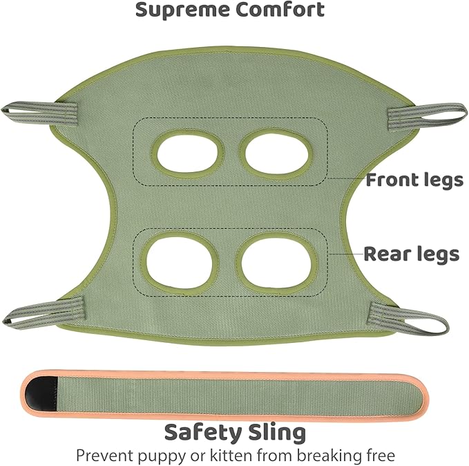 Guzekier Cat Grooming Hammock Harness for Cats, Cat Nail Clipper