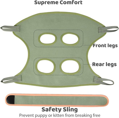 Guzekier Cat Grooming Hammock Harness for Cats, Cat Nail Clipper