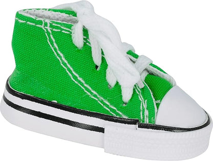 Bonka Bird Toys 1 Mini Sneaker Foot Beak Chew Throw Parrot Parakeet Quaker Budgie Finch Cockatoo Assorted Colors