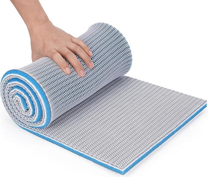 Aquarium Filter Media Sponge Pad, Multi-Layer Foam Filter Floss for Fish Tank Filters Accessories (47.24"x11.81"x0.6")