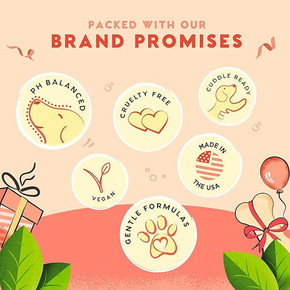 Pet Head Birthday Sparkle Dog Deodorizer Spray | Cotton Candy Scent| Ideal for Dogs with Sensitive Skin | Dog Birthday Present | Vegan | Gentle Formula for Puppies | Made in USA | 10.1 fl. oz.