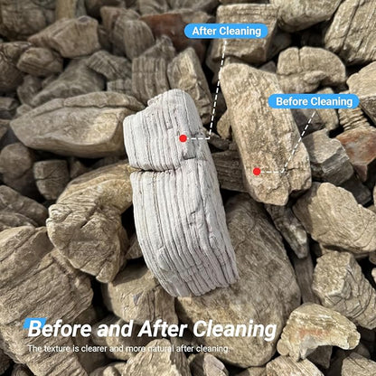 Natural Aquarium Rocks PH Neutral Stone 2-7inch Fish Rocks 10LB Pagoda Rocks for Aquariums, Landscaping Model,Tank Decoration,Amphibian Enclosures-6-7Pcs