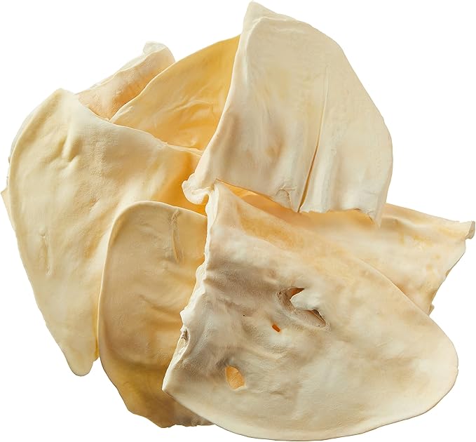 Amazon Brand – Wonder Bound Cow Ears Dog Treats, Pack of 12, Beef, Highly Digestible, Minimally Processed