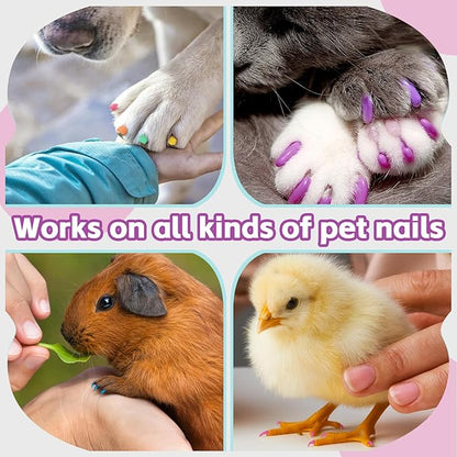 Dog Nail Polish, Dog Birthday Gift, 18 Colors Dog Nail Polish Pen Quick Dry, Safe for Dogs, Non-Toxic, Odorless, Easy to Apply with Brush Tip, Pet Nail Decoration, Gifts for Dog Lovers