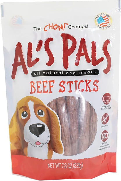 AL's Pals All Natural Dog Treats - Beef Sticks 7.8 oz. Bag