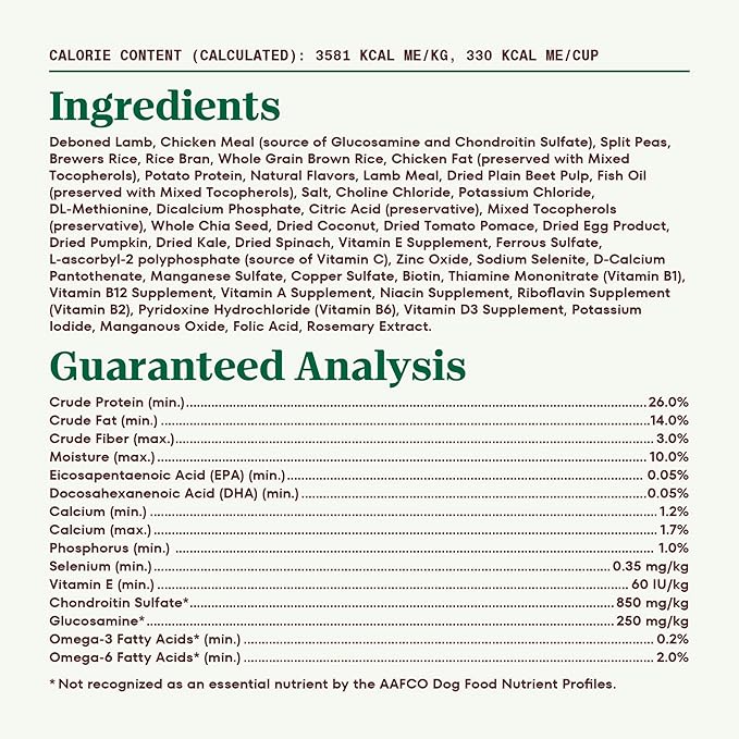 NUTRO NATURAL CHOICE Large Breed Puppy Dry Dog Food, Lamb & Brown Rice Recipe Dog Kibble, 30 lb. Bag