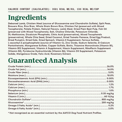 NUTRO NATURAL CHOICE Large Breed Puppy Dry Dog Food, Lamb & Brown Rice Recipe Dog Kibble, 30 lb. Bag