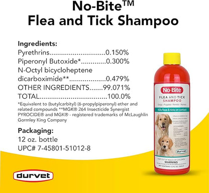 Durvet No-Bite Shampoo, 12-Ounce