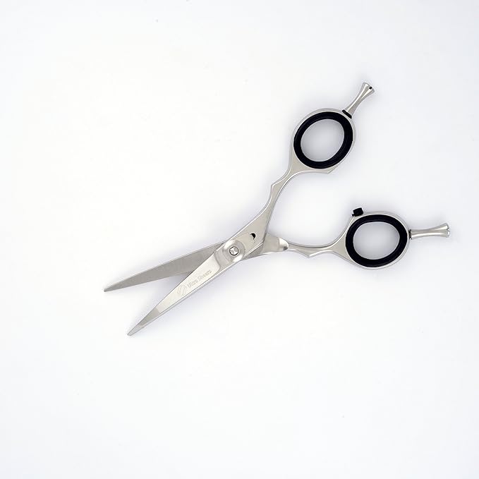 5" Downward Curved, Professional Pet Grooming Scissors, Two Finger Rests