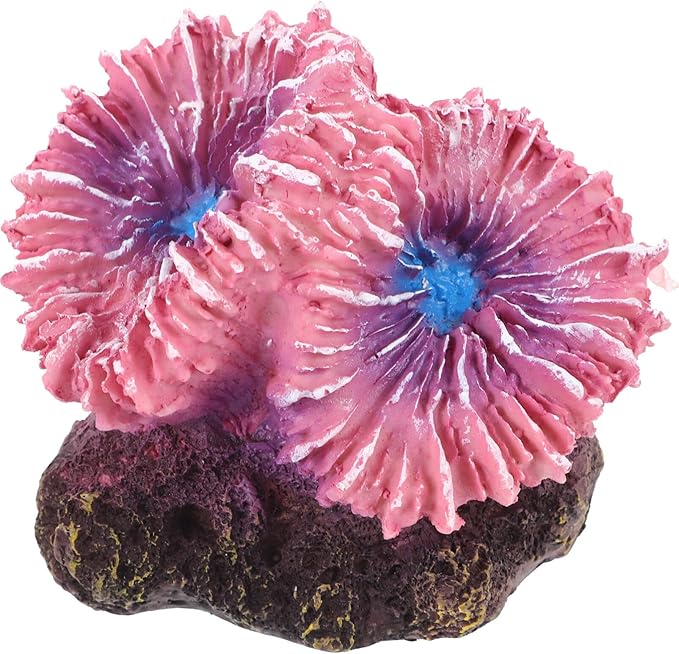 ABOOFAN Aquarium Coral Ornaments, Artificial Coral Reef Aquarium Ornament Reef Decor for Fish Tank Landscape Decoration