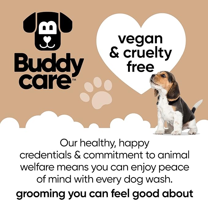 2in1 Dog Shampoo & Conditioner by Buddycare | Coconut Scented | With Aloe Vera and Pro Vitamin B5 (50.72oz)