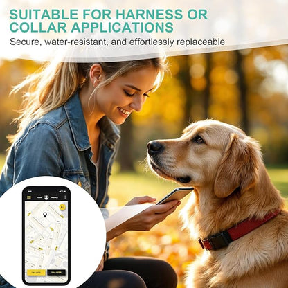 4Pcs Dog GPS Trackers Rubber Clip Compatible with Tractive GPS, Soft Pet Location Trackers Clips, Replacement Rubber Attachment Clips for Pet