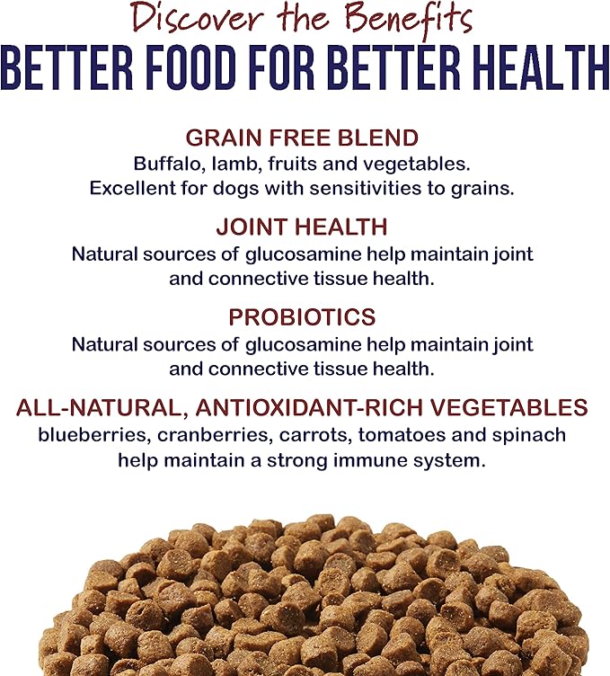 Best Breed Dr. Gary's Grain Free Red Meat Recipe Slow-Cooked in USA [Natural Dry Dog Food for All Breeds and Sizes] - 13lbs., Dark Brown