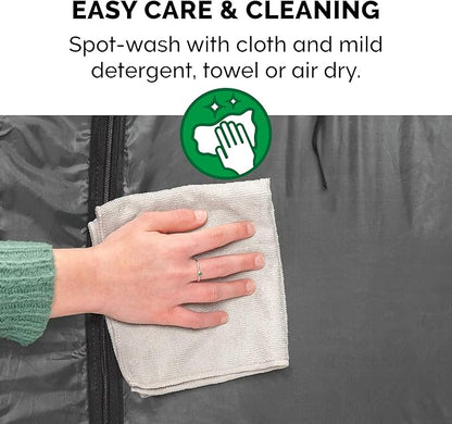 Furhaven Portable Dog Playpen Cat Tent, Pet playground/kennel foldable indoor outdoor zippered puppy crate - Gray, Large