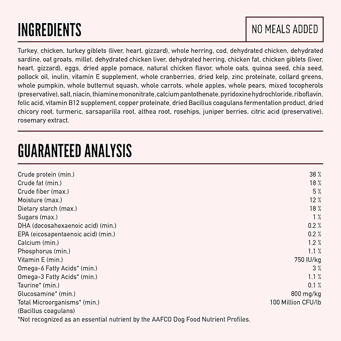 ORIJEN Amazing Grains Small Breed Dry Dog Food Recipe, 10lb