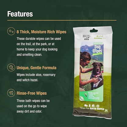 Adventure Medical Kits Dog Wipes - (Pack of 4)