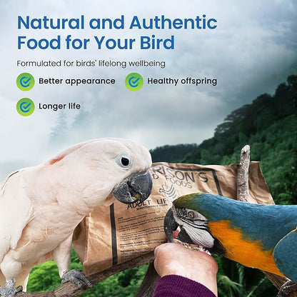 Harrison's Bird Foods Adult Lifetime Coarse Certified Organic Non-GMO Bird Food 25lb