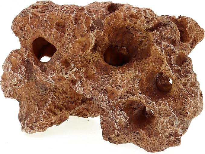 ALEGI Large Aquarium Decorations Hideouts, Resin Aquarium Rock Mountain Hideaway Caves,Artificial Sea Coral Fish Tank Decoration