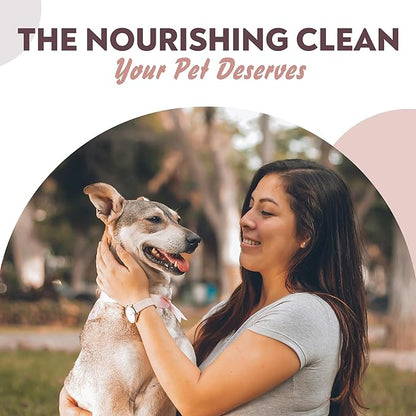 2in1 Pet Shampoo & Conditioner with Pet Brush, 16 oz, Fragrance Free