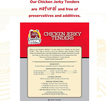 Chicken Jerky Tender Dog Treats, High Protein, Low Fat, No Artificial Colors, 16 oz