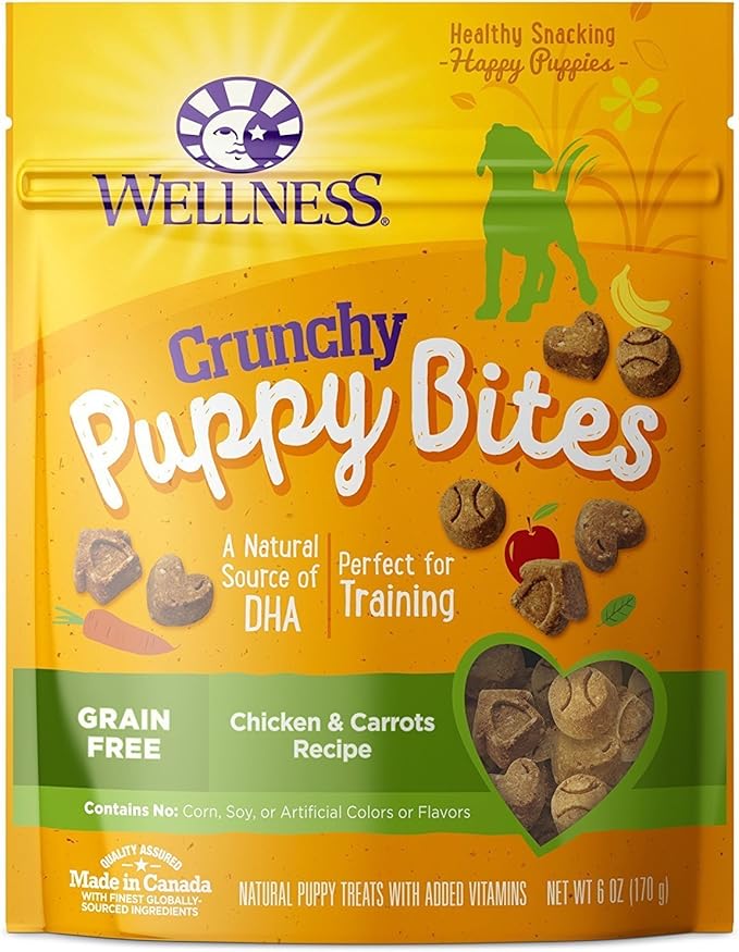 Wellness Puppy Bites Natural Grain Free Puppy Training Treats  (Variety)