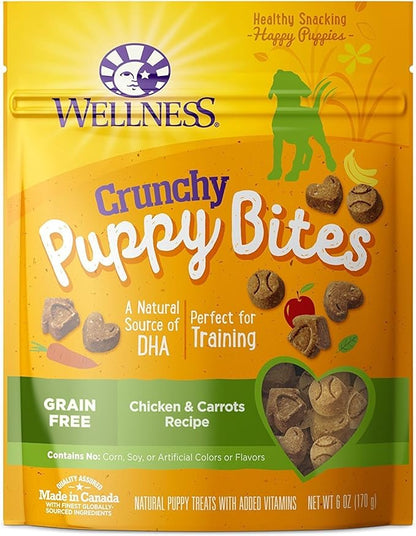 Wellness Puppy Bites Natural Grain Free Puppy Training Treats  (Variety)